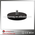 Rubber Coated Pot Magnet With Screw